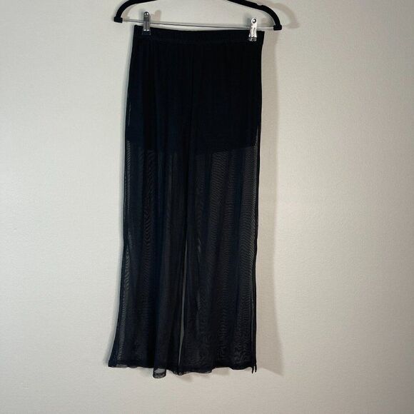 Must Have S Small Womens Mesh Pants Black - Picture 1 of 6